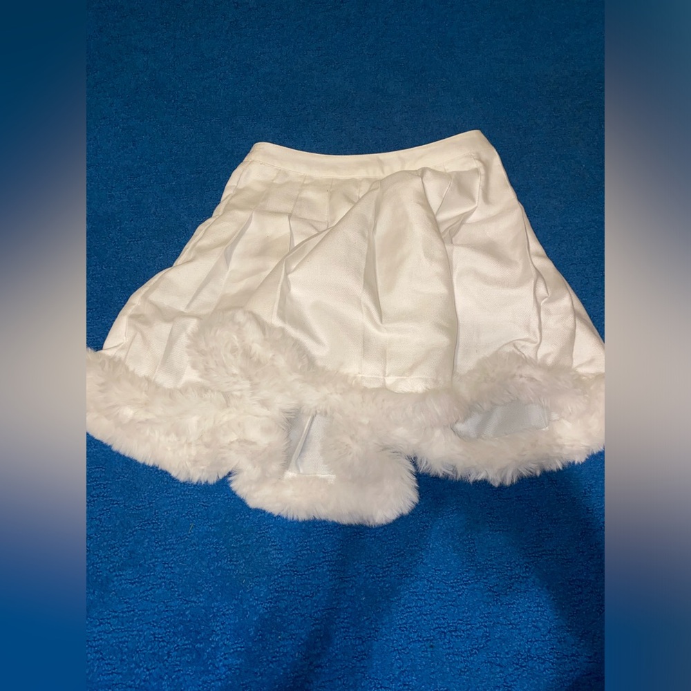 Fur Trim Skirt